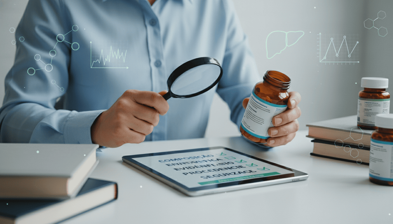 Detox inteligente: aprenda a avaliar suplementos com critérios científicos e identifique sinais de promessas milagrosas. Um guia prático para escolher protocolos seguros, com transparência, qualidade e base farmacológica.
