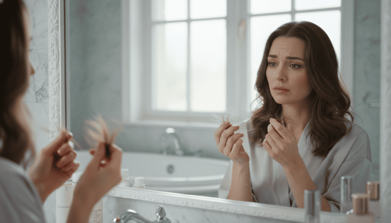 Tratamentos capilares para fortalecimento e queda de cabelo.