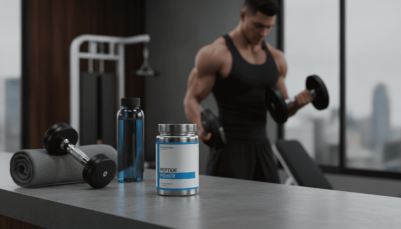 Comparação entre DL-185 e outros peptídeos para desempenho muscular e recuperação.